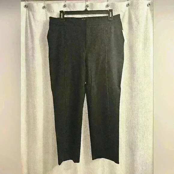 Eloquii 9-to-5 Black Stretch Slim Leg Pants Size 18R - Picture 1 of 15